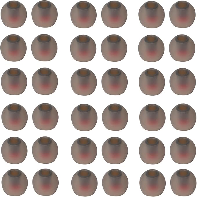 36 Pieces Medium Earbud Tips Soft and Comfortable Ear Bud Replacement Pieces by CYADCI