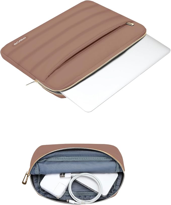 MOSISO 15-15.6 inch Laptop Case, 16 inch Puffy Laptop Sleeve Compatible - Image 3