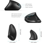 Lekvey Ergonomic Mouse, Vertical Wireless Mouse - Image 9