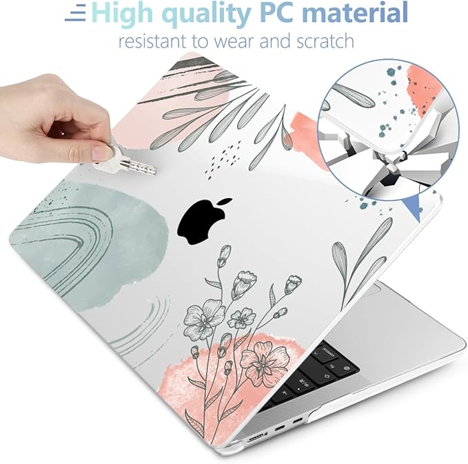 MEEgoodo Case for MacBook Air M4/M3/M2 13.6 inch 2025 2024 2022, Fit Model - Image 4
