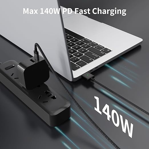 USB-C to Magnetic 3 Cable 140W, Safe Charging Cable Compatible - Image 4