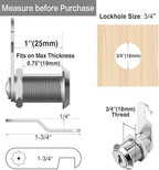 Cam Locks Keyed Alike, Secure File Drawer Mailbox RV Storage Replacement Set - Image 3
