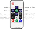 RGBZONE WS2812B RF LED Controller, 3-PIN Mini LED Strip Lights Controller - Image 5