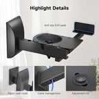 suptek Large Dual Side Clamping Bookshelf Speaker Wall Mounting Bracket - Image 8