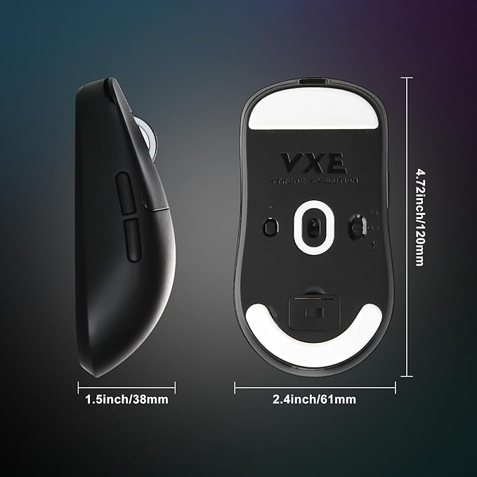 R1 SE+ Gaming Mouse, 18000 DPI, High-Precision PAW3395 SE Sensor, 55g - Image 9