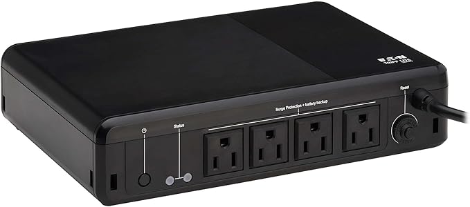 Tripp Lite 600VA UPS Desktop Battery Backup and Surge Protector, 4 Outlets by TrippLite