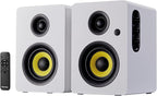Sanyun SW206 80W Active Dual-Mode Bookshelf Speakers, 4” Studio Monitor & HiFi by Sanyun