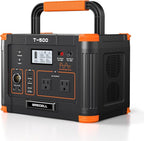 500W Portable Power Station, GRECELL Solar Generator 519Wh Lithium Battery by GRECELLPOWERSTATION