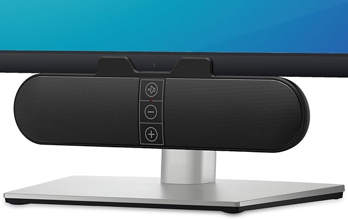Computer Speakers for Desktop PC Monitor, USB Plug-in, Computer Soundbar for PC by XKX_Speakers