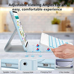 Keyboard Case for Samsung Galaxy Tab A9 Plus 5G 11 inch 2023, 7 Color Backlit - Image 3