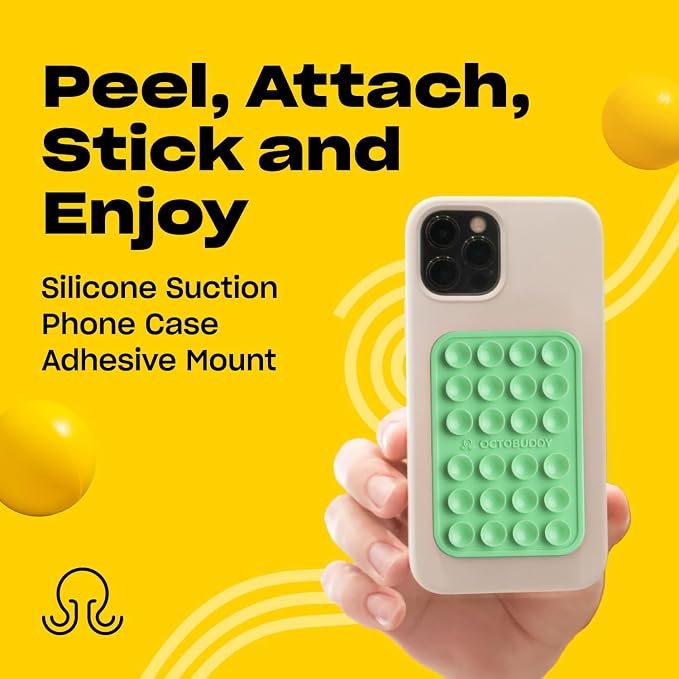 Classic - Silicone Suction Phone Case Adhesive Mount - Hands-Free, Strong Grip - Image 2