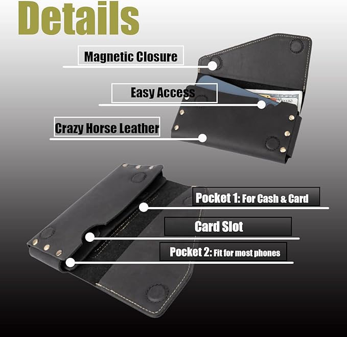 Topstache Leather Phone Holster - Image 5