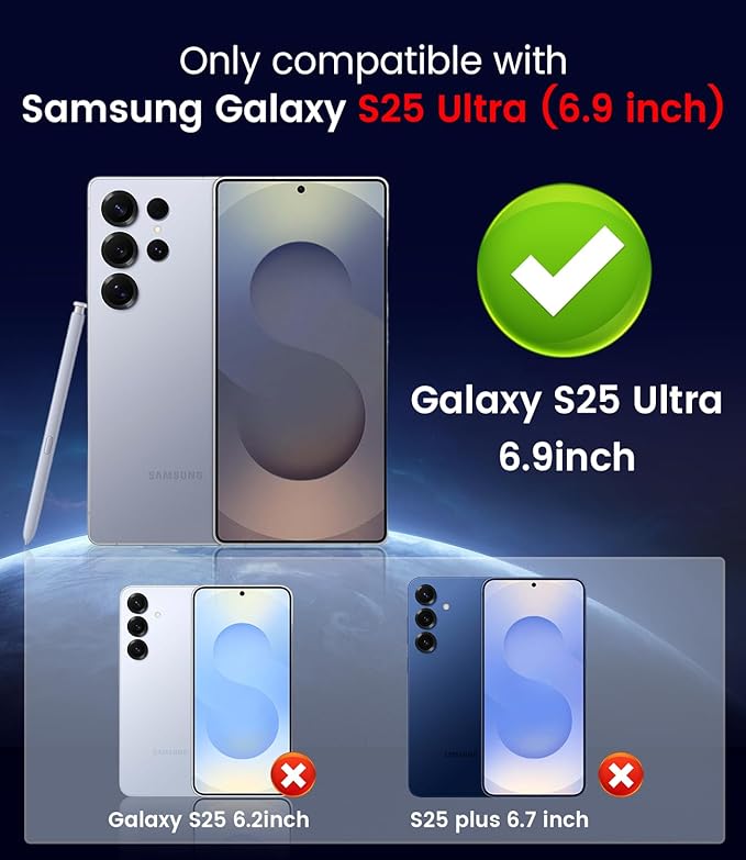 Magnetic for Samsung Galaxy S25 Ultra Case Slim Soft Silicone Bumper Shockproof - Image 2