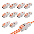 10Pcs 2 to 1 Wire Connectors Small Electrical Cable Splicing Splitter Terminal by Unknown