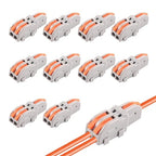 10Pcs 2 to 1 Wire Connectors Small Electrical Cable Splicing Splitter Terminal by Unknown
