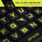 English Keyboard Stickers Full Size Universal PC Computer Laptop Desktop - Image 4