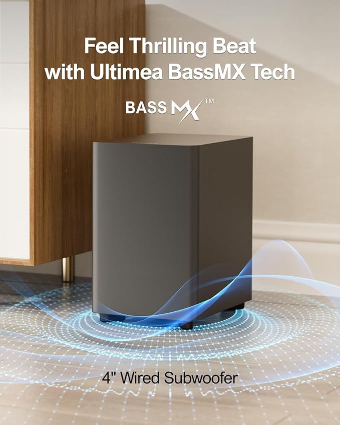ULTIMEA 7.1ch Virtual Surround Sound Bar, Sound Bar - Image 5