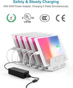 Unitek Charging Station for Multiple Devices, USB Charging Dock - Image 4
