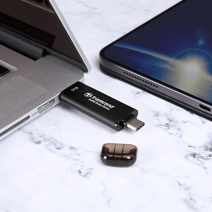Transcend 256GB External SSD, Dual USB Flash Drive - Image 10