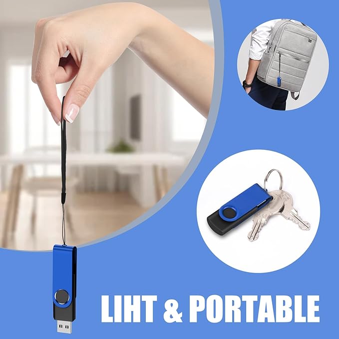 EASTBULL 8GB USB Flash Drive Bulk Thumb Drives 50 Pack - Image 4