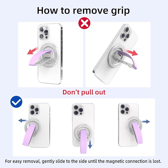 RESPECTED-BRO-Magnetic-Phone-Grip-Stand, Magnetic Phone Ring Holder Kickstand - Image 5