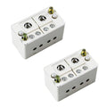 2-in-4-Out Self-Lifting Junction Box | Tool-Free Quick Connect Terminal Block by Unknown