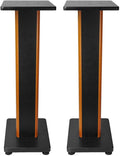 Rockville 28" 2-Tone Bookshelf Speaker Stands Surround Sound Home Theater by Rockville