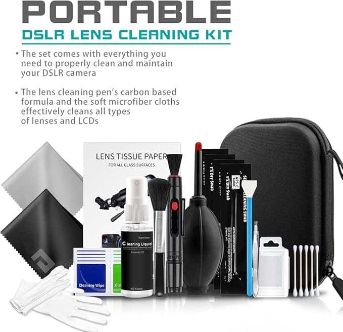 Professional Camera Cleaning Kit, Including Cleaning Solution/5 APS-C Cleaning - Image 2