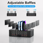 150W/35A Charging Station for Multiple Devices, 16 Port USB C Fast Charging - Image 4