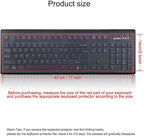 Ultra Thin Desktop PC Silicone Clear Keyboard Cover Skin Protector - Image 7