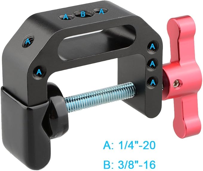 CAMVATE C-Clamp with 1/4 and 3/8 Thread Hole - Image 2