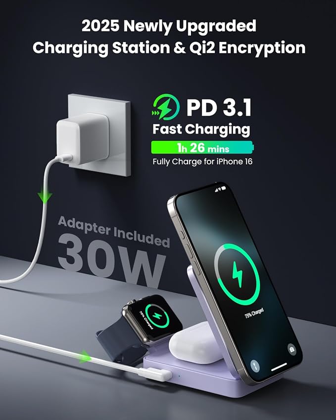 3-in-1 Wireless Charger Charging Station - Image 4