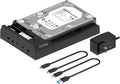 Dual-Bay Docking Station M.2 NVME & SATA SSD Enclosure by Cysslogy