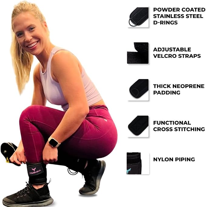Ankle Straps for Cable Machines Women - Image 2