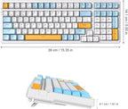 Merdia Wireless Mechanical Keyboard, Triple Mode 2.4G/USB-C/BT Gaming Keyboards - Image 7