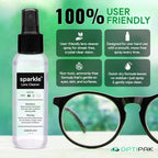 Sparkle Anti-Reflective Lens Cleaner Spray kit | 1oz Glasses Cleaner Spray + - Image 7