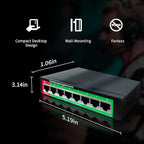STEAMEMO 8-Port Gigabit Ethernet Switch | Smart Managed - Image 8