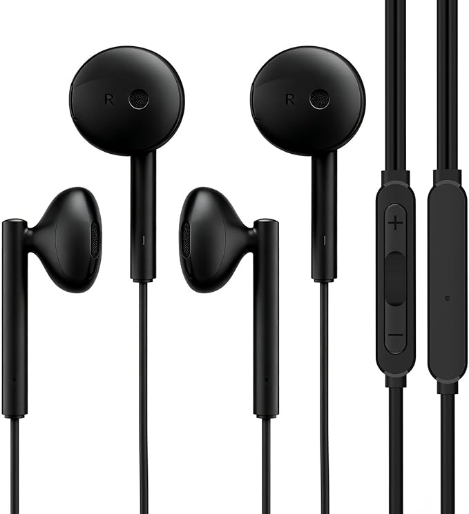 USB C Headphones for iPhone 17 16 15, Wired Headphones USBC for iPad Pro Air by Hylvsoe