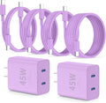Super Fast Samsung Charger Type C, 45W Dual Port USB C Fast Charger Block & by QZIIW