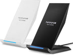 Fast Wireless Charger, NANAMI Qi Certified Wireless Charging Stand by NANAMI