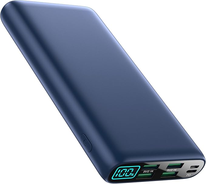 Portable Charger 38800mAh, LCD Display Power Bank, 5 USB Outputs Battery Pack by RGVOTA