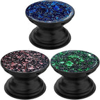 3 Pack Fashionable Clear Glitter Expandible Collapsible Moblile Phone Grip by HighQualityFlagship