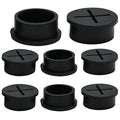 Desk Grommet, 1 in 25 mm Silicone Rubber Grommets, Flexible Wall Cord Pass by BOPOREAE