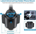 Miracase Cup Phone Holder for Car, Adjustable Long Neck Car Cup Holder Phone - Image 3