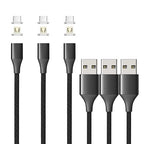 NetDot Gen10 2in1 Nylon Braided Magnetic Charging Cable Fast Charging and Data by NNETDOT