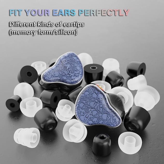 BASN Bmaster5 in Ear Monitors, 1DLC Diaphragm+4BA 5 Drivers IEM Earphones - Image 5