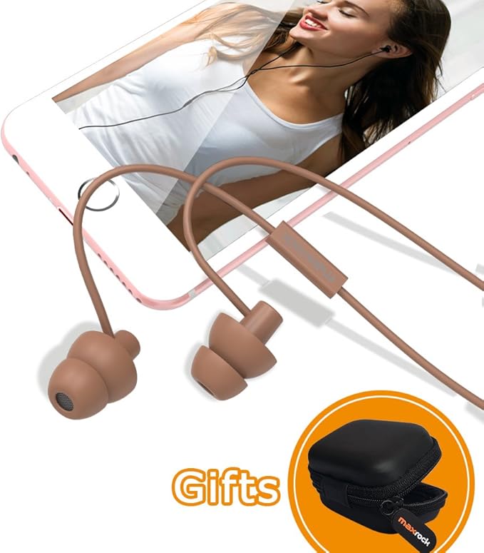 MAXROCK Sleeping Headphones, in-Ear Soundproof Earplug Soft Earbuds - Image 5
