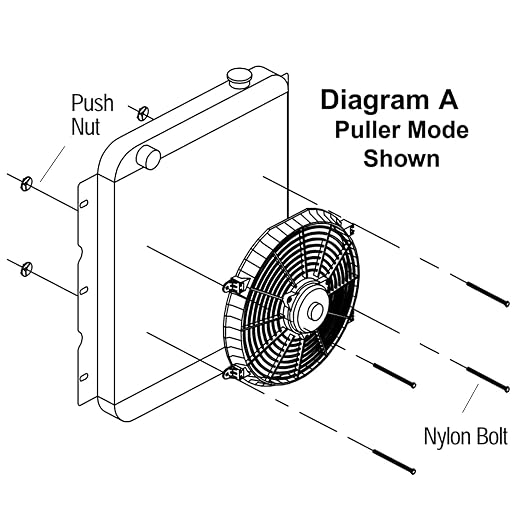MuHize Radiator Cooling Fan - 12V 80W Universal Electric 10-Inch Fan Assembly - Image 4