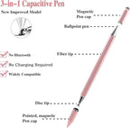 3 in 1 Universal Stylus Pen for Touchscreen, High Sensitivity & Precision - Image 2