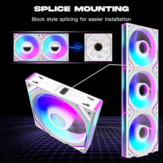 Jungle Leopard Interstellar V2 120mm Case Fan Infinity Mirror Module - Image 6